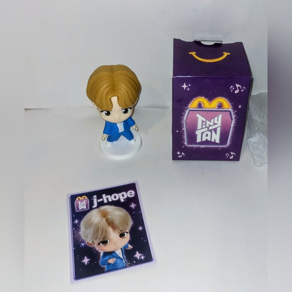 McDONALD'S Tinytan BTS HAPPY MEAL Toy j-Hope #4 Brand New 2025 Series